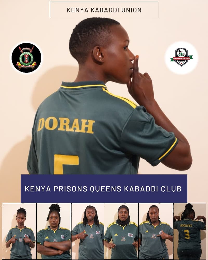 Kenya Prisons Queens Kabaddi Club graphic.
