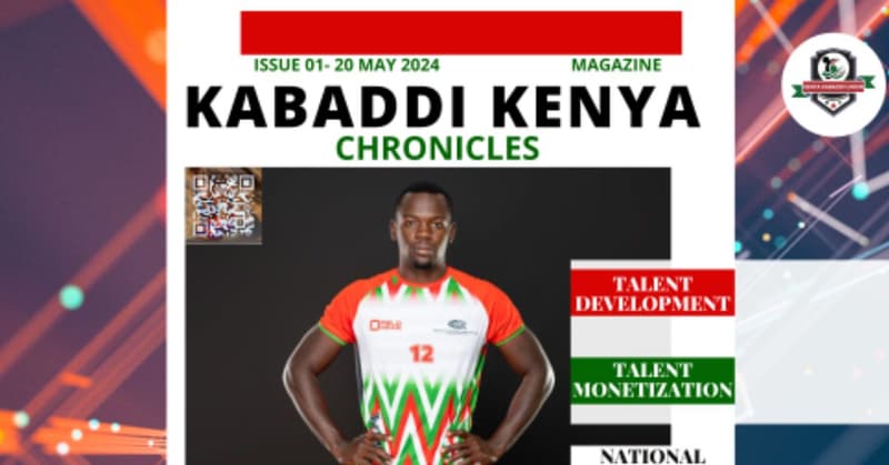 The cover of Kenya Kabaddi Chronicles, issue 1.